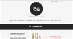 Desktop Screenshot of ilpiedepiatto.it